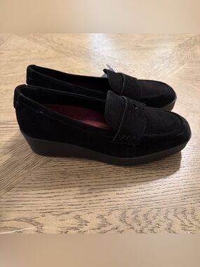 AEROSOLES CETARA TAILORED WOMEN WEDGE LOFERS SIZE 8